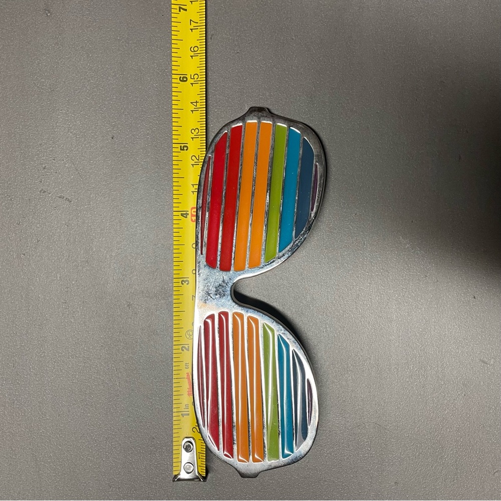 Colorful Striped Novelty Sunglasses